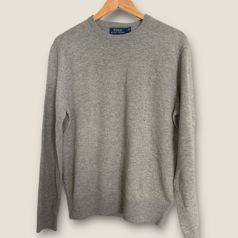 Polo by Ralph Lauren Men's Gray Crewneck Sweater